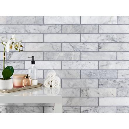 Bianco Carrara Polished Marble Tile Bianco Carrara Polished Marble Tile