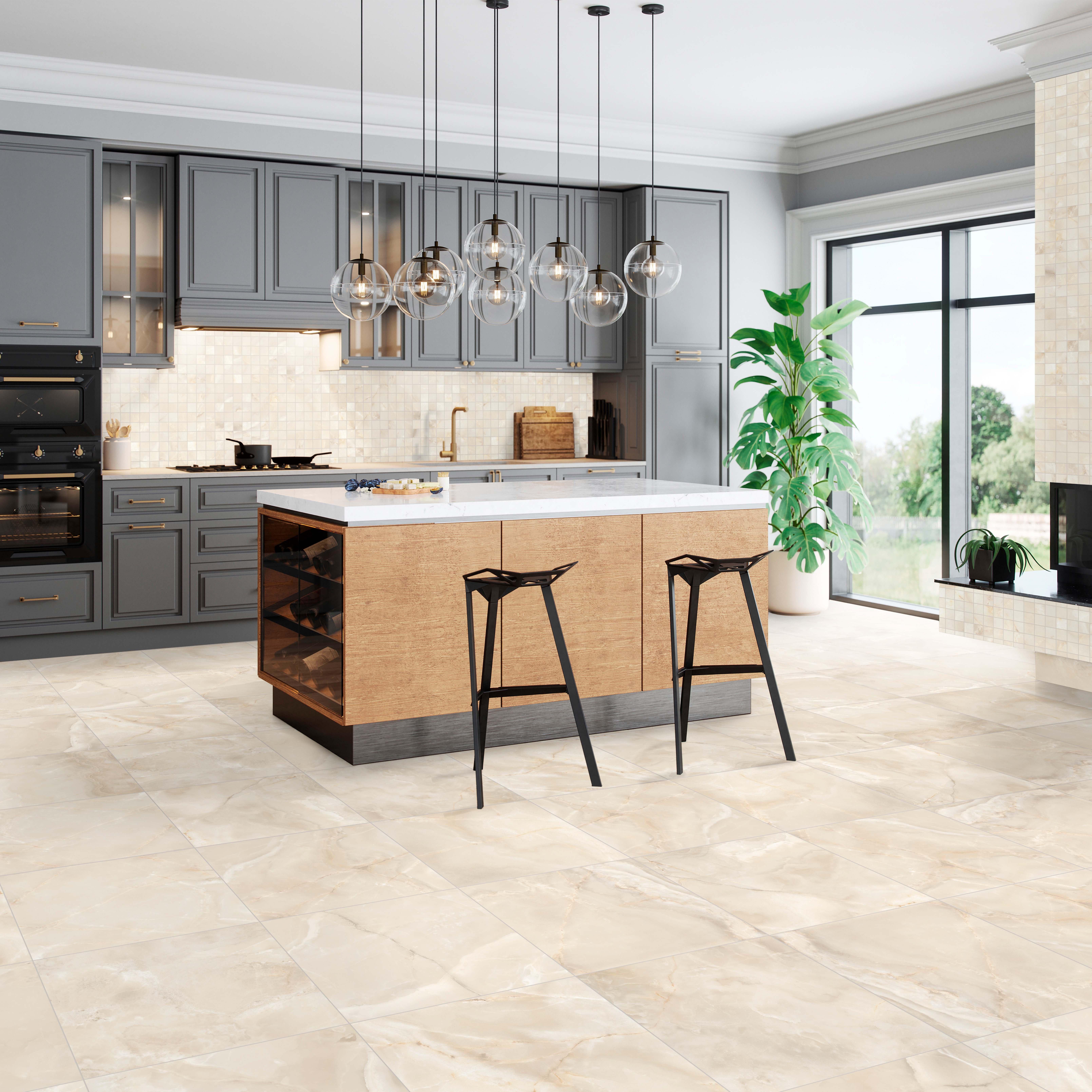 Caramel Onyx Matte Porcelain Tile