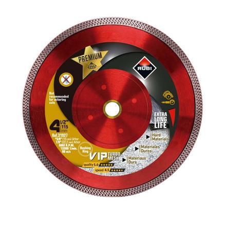 Rubi 4 1/2in. VIP Tile Diamond Blade Rubi 4 1/2in. VIP Tile Diamond Blade