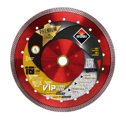 Rubi 10in. VIP Tile Diamond Blade Rubi 10in. VIP Tile Diamond Blade