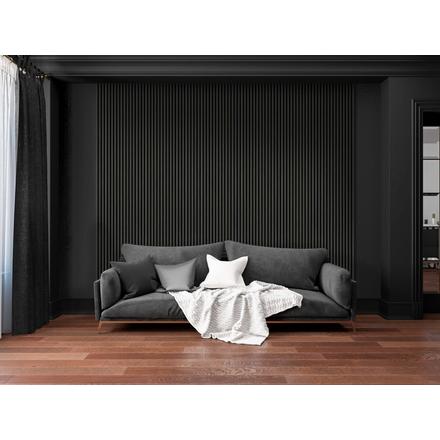 Smoked Gray Wood Wall Acoustic Panel Smoked Gray Wood Wall Acoustic Panel
