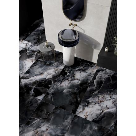 Malaga Noir Polished Porcelain Tile Malaga Noir Polished Porcelain Tile