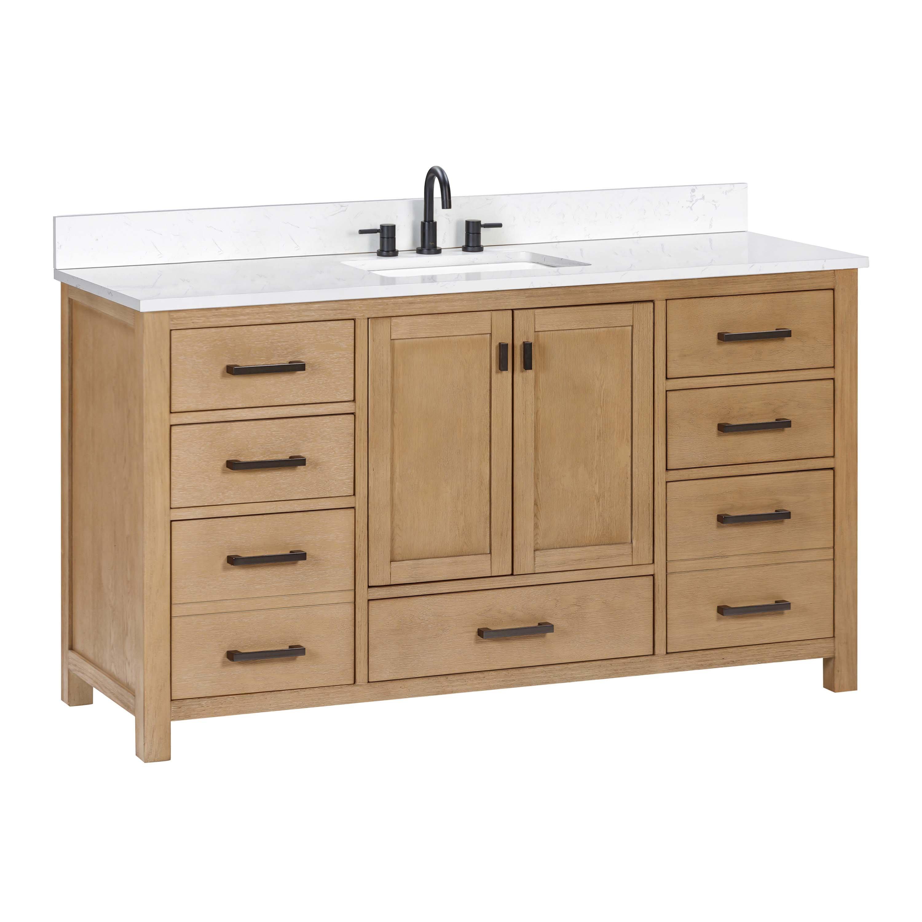 Kent Single Sink Vanity with Engineered Top