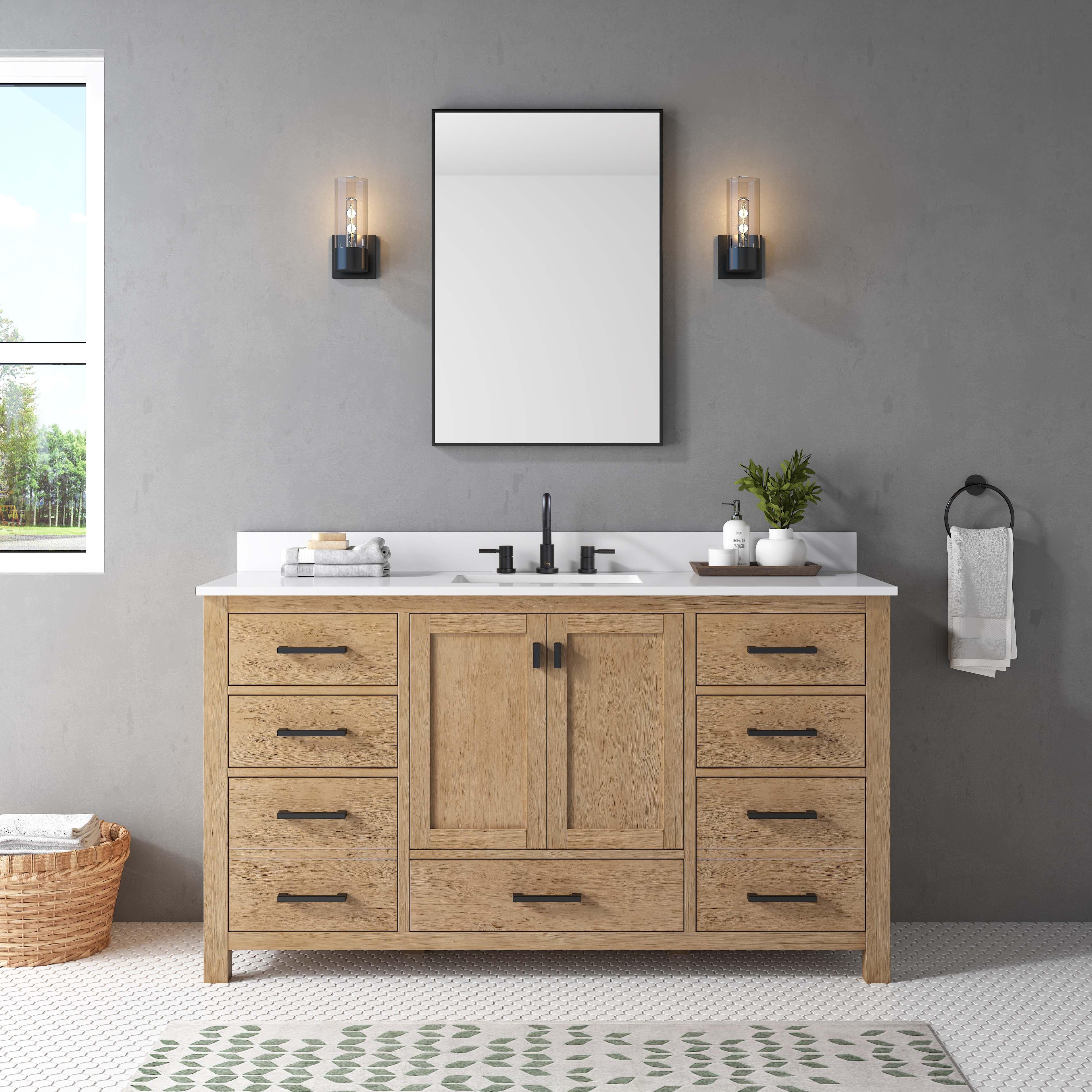 Kent Single Sink Vanity with Engineered Top