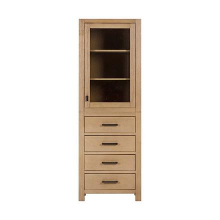 Kent 24 in. Natural Oak Linen Tower Kent 24 in. Natural Oak Linen Tower
