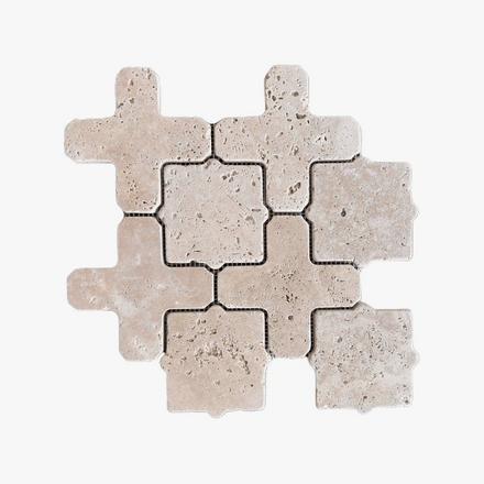 Casablanca Tumbled Travertine Mosaic Casablanca Tumbled Travertine Mosaic