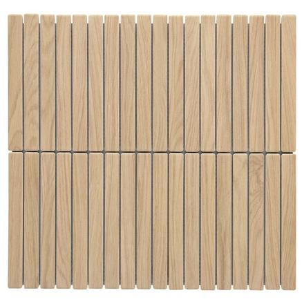 Oak Wood Look Stack Porcelain Mosaic Oak Wood Look Stack Porcelain Mosaic