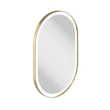 Seine 24 in. Brushed Gold LED Mirror Seine 24 in. Brushed Gold LED Mirror