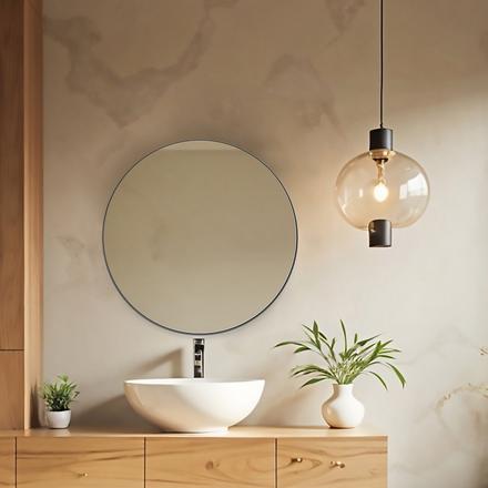 Oakleigh 30 in. Matte Black Mirror Oakleigh 30 in. Matte Black Mirror