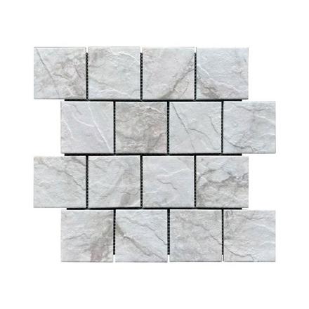 Calacatta Gold 3in. Square Matte Porcelain Mosaic Calacatta Gold 3in. Square Matte Porcelain Mosaic