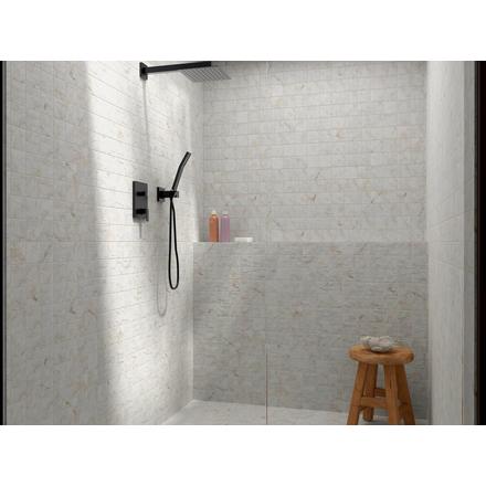 Calacatta Gold 3in. Square Matte Porcelain Mosaic Calacatta Gold 3in. Square Matte Porcelain Mosaic
