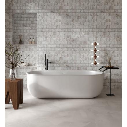 Calacatta Gold 3in. Square Matte Porcelain Mosaic Calacatta Gold 3in. Square Matte Porcelain Mosaic