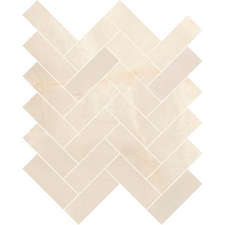 Caramel Onyx Herringbone Porcelain Mosaic Caramel Onyx Herringbone Porcelain Mosaic