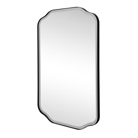 Riviera 24 in. Matte Black Mirror Riviera 24 in. Matte Black Mirror