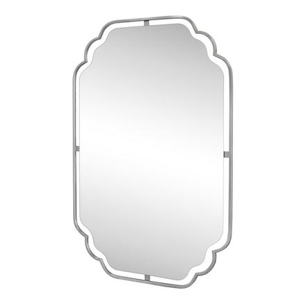 Kismet 24 in. Brushed Nickel Double Frame Mirror Kismet 24 in. Brushed Nickel Double Frame Mirror