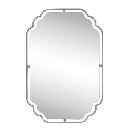 Kismet 24 in. Brushed Nickel Double Frame Mirror Kismet 24 in. Brushed Nickel Double Frame Mirror