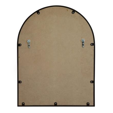 Maren 24 in. Matte Black Arch Shelf Mirror Maren 24 in. Matte Black Arch Shelf Mirror