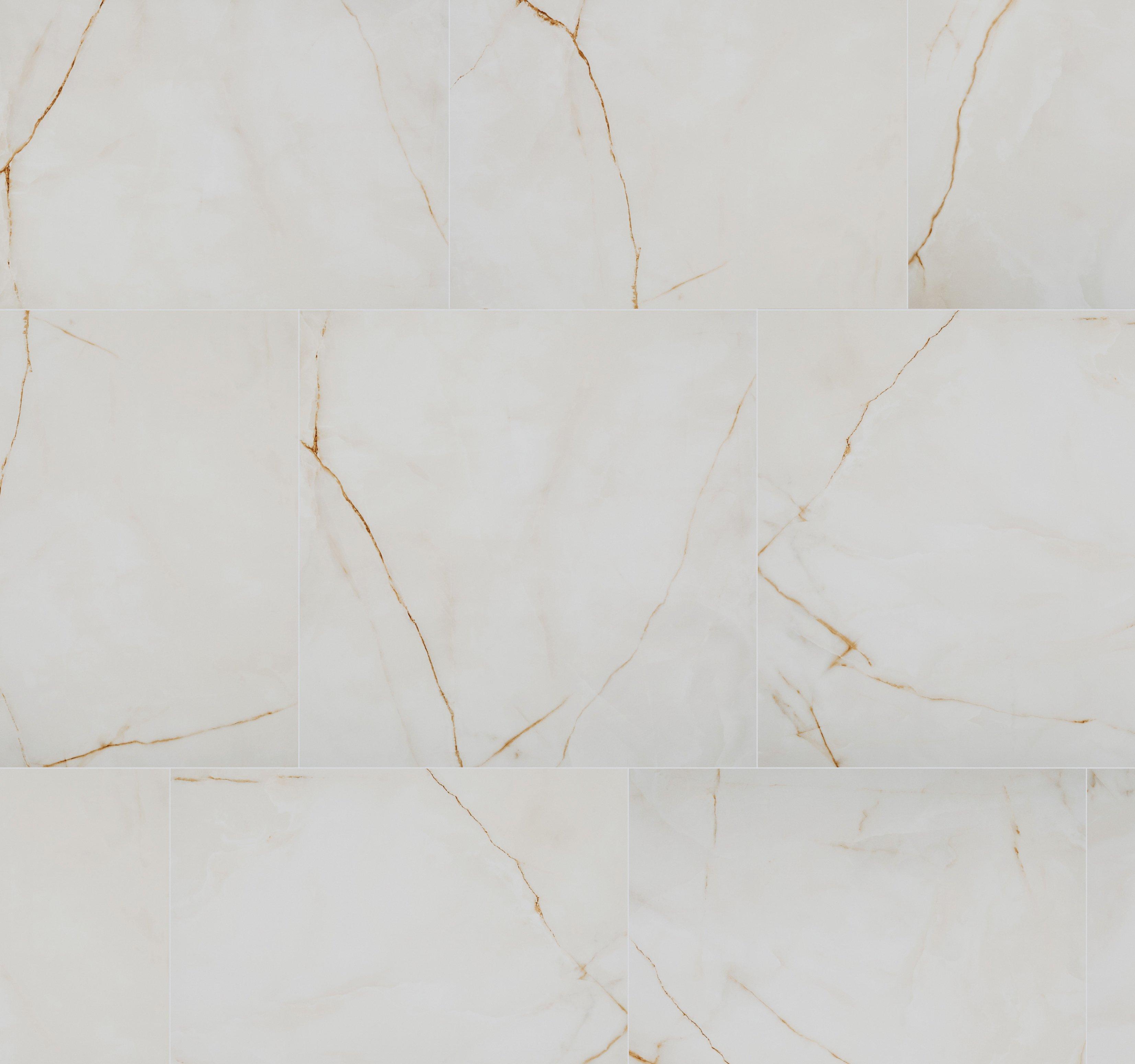 Ducale White Polished Porcelain Tile