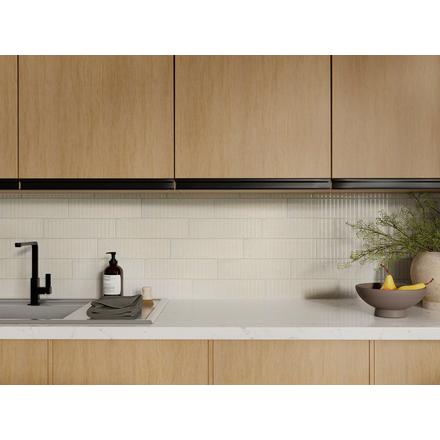 Ribbed Alabaster Ceramic Tile Ribbed Alabaster Ceramic Tile