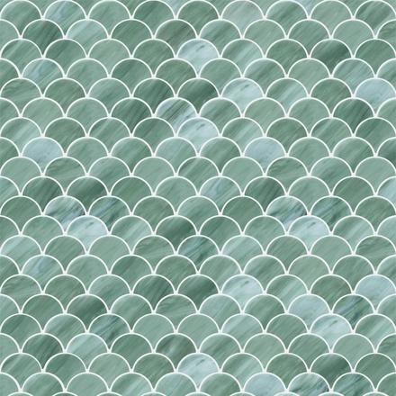 Laguna Art Glass Fan Mosaic Laguna Art Glass Fan Mosaic