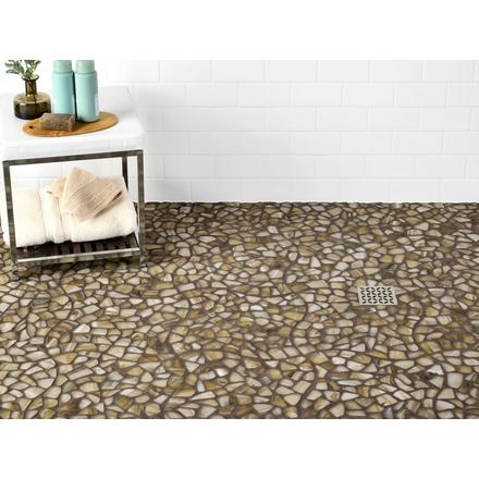 Mocha Frosted Matte Pebble Mosaic Mocha Frosted Matte Pebble Mosaic