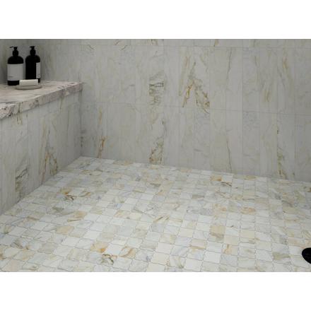 Cala Blue Light Piazza Honed Marble Mosaic Cala Blue Light Piazza Honed Marble Mosaic