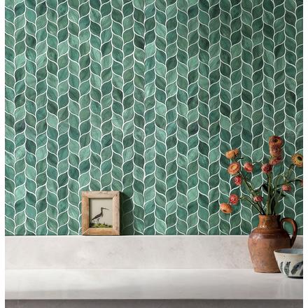 Evergreen Ivy Glass Mosaic Evergreen Ivy Glass Mosaic