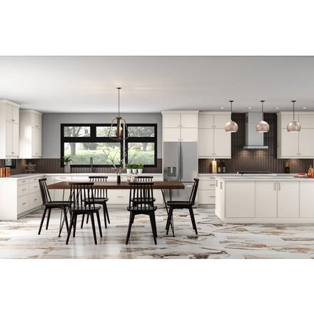 Linden 36 in. Painted Washed Linen Sink Base Cabinet with False Front Linden 36 in. Painted Washed Linen Sink Base Cabinet with False Front