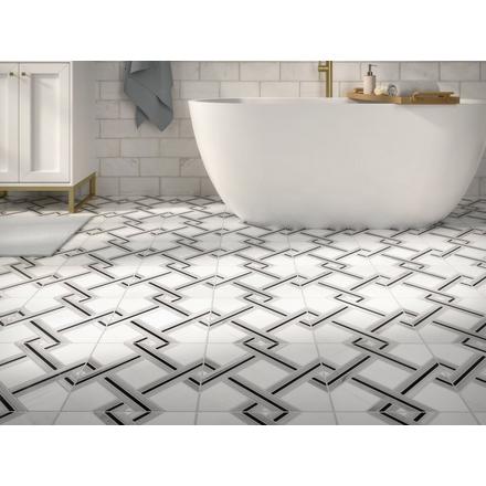 Nexes Dolomite Polished Marble Mosaic Nexes Dolomite Polished Marble Mosaic