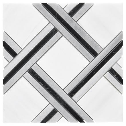 Nexes Dolomite Polished Marble Mosaic Nexes Dolomite Polished Marble Mosaic