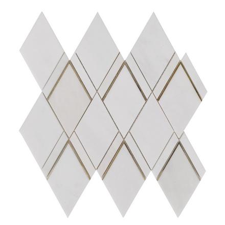 Diamond Brass Polished Mosaic Diamond Brass Polished Mosaic