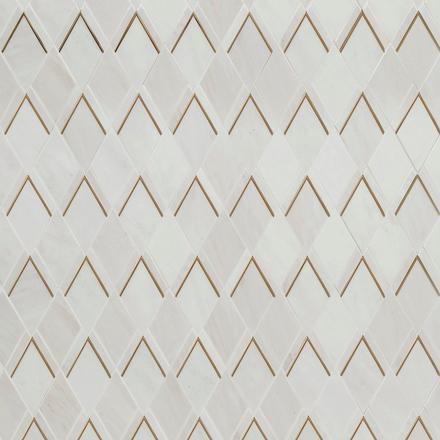 Diamond Brass Polished Mosaic Diamond Brass Polished Mosaic