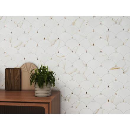 Amelia Mother of Pearl Recycled Glass Mosaic Amelia Mother of Pearl Recycled Glass Mosaic