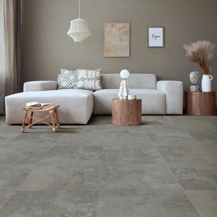 Savona Gray Waterproof Rigid Core Luxury Vinyl Tile - Foam Pad Savona Gray Waterproof Rigid Core Luxury Vinyl Tile - Foam Pad