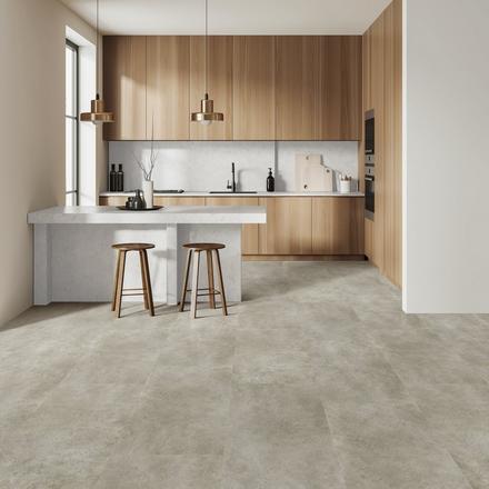 Torino Grigio Waterproof Rigid Core Luxury Vinyl Tile - Foam Pad Torino Grigio Waterproof Rigid Core Luxury Vinyl Tile - Foam Pad