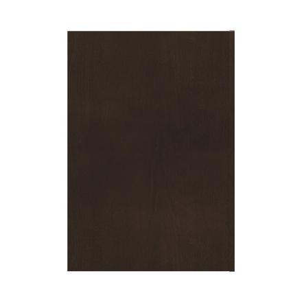 Baxley 24 x 34.5in. Stained Cocoa Plywood Cabinet Dishwasher End Panel Baxley Cabinet Dishwasher End Panel