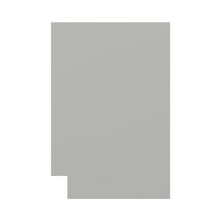Baxley 23.25 x 34.5in. Painted Whisper Gray Plywood Cabinet End Panel Baxley Cabinet End Panel