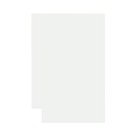Baxley 23.25 x 34.5in. Painted Pure White Plywood Cabinet End Panel Baxley Cabinet End Panel