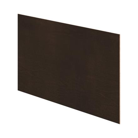 Baxley 48 x 96in. Stained Cocoa Plywood Cabinet Island End Panel Baxley Cabinet Island End Panel