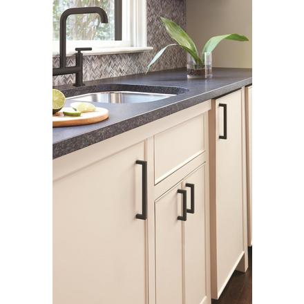 Monument 6-5/16 in. Center-to-Center Matte Black Cabinet Pull Monument Cabinet Pull