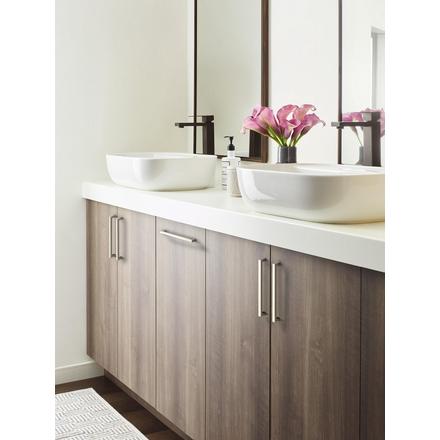 Monument 7-9/16 in. Center-to-Center Satin Nickel Cabinet Pull Monument Cabinet Pull