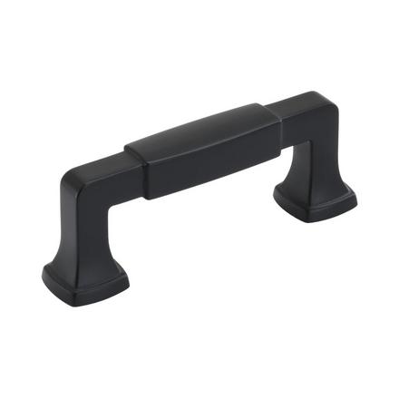 Stature 3 in. Center-to-Center Matte Black Cabinet Pull Stature 3 in. Center-to-Center Matte Black Cabinet Pull