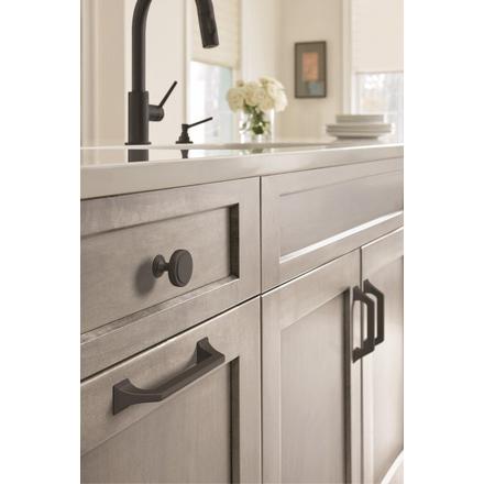 Exceed 3-3/4 in. Center-to-Center Matte Black Cabinet Pull Exceed Cabinet Pull