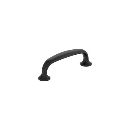 Renown 3 in. Center-to-Center Matte Black Cabinet Pull Renown Cabinets Pull