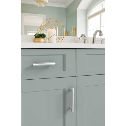 Bronx 3 or 3-3/4 in. Center-to-Center Polished Chrome Cabinet Pull Bronx 3 or 3-3/4 in. Center-to-Center Polished Chrome Cabinet Pull