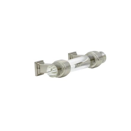 Glacio 3 in. Center-to-Center Clear & Satin Nickel Cabinet Pull Glacio 3 in. Center-to-Center Clear & Satin Nickel Cabinet Pull