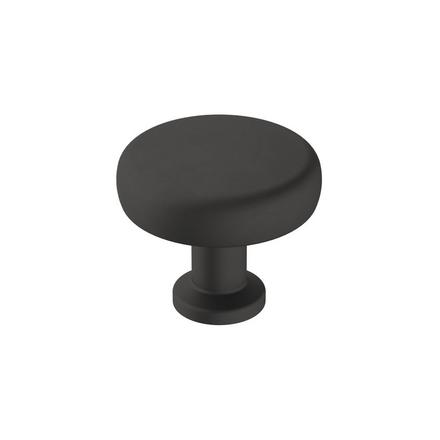 Factor 1-1/4 in. Matte Black Cabinet Knob Factor Cabinet Knob