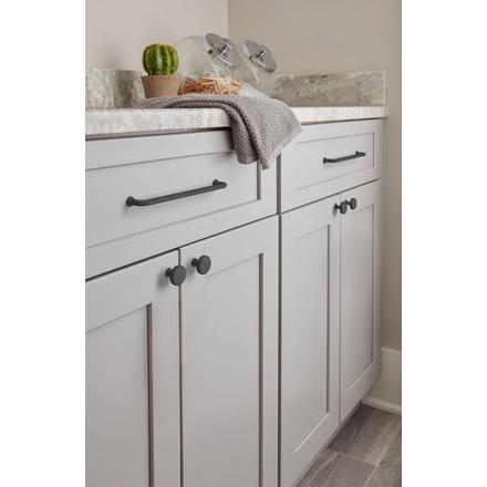 Factor 1-1/4 in. Matte Black Cabinet Knob Factor Cabinet Knob