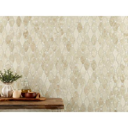 Crema Royal Diamond Dolomite Marble Mosaic Crema Royal Diamond Dolomite Marble Mosaic