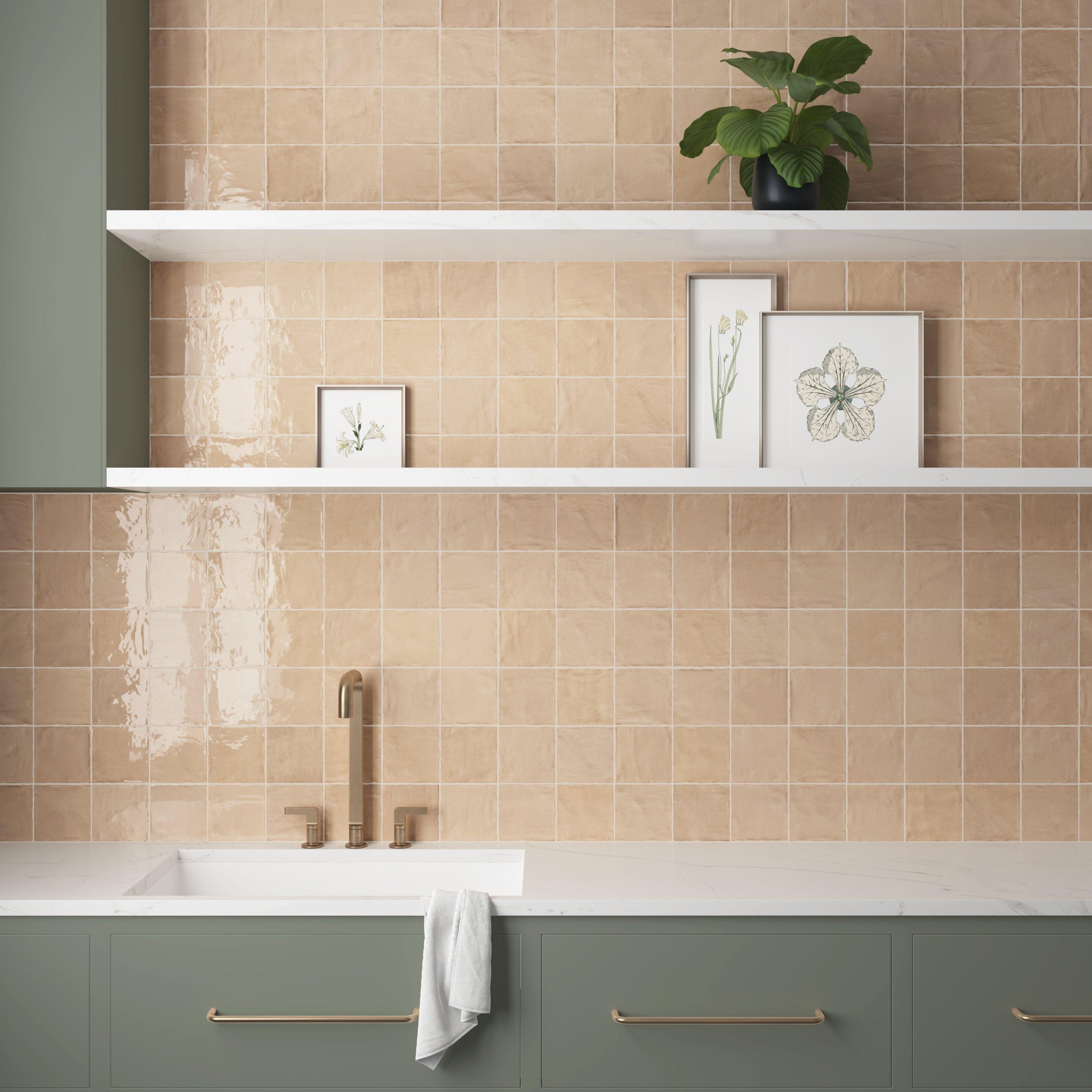 Zellige Fossil Ceramic Tile